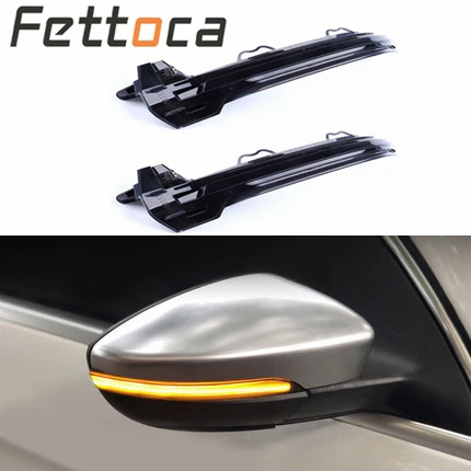 

For Audi 17~18 A4 A5 S4 S5 RS4 RS5 B9 side rearview Mirror Dynamic blinker scroll Flowing LED Turn Signal indicator Light