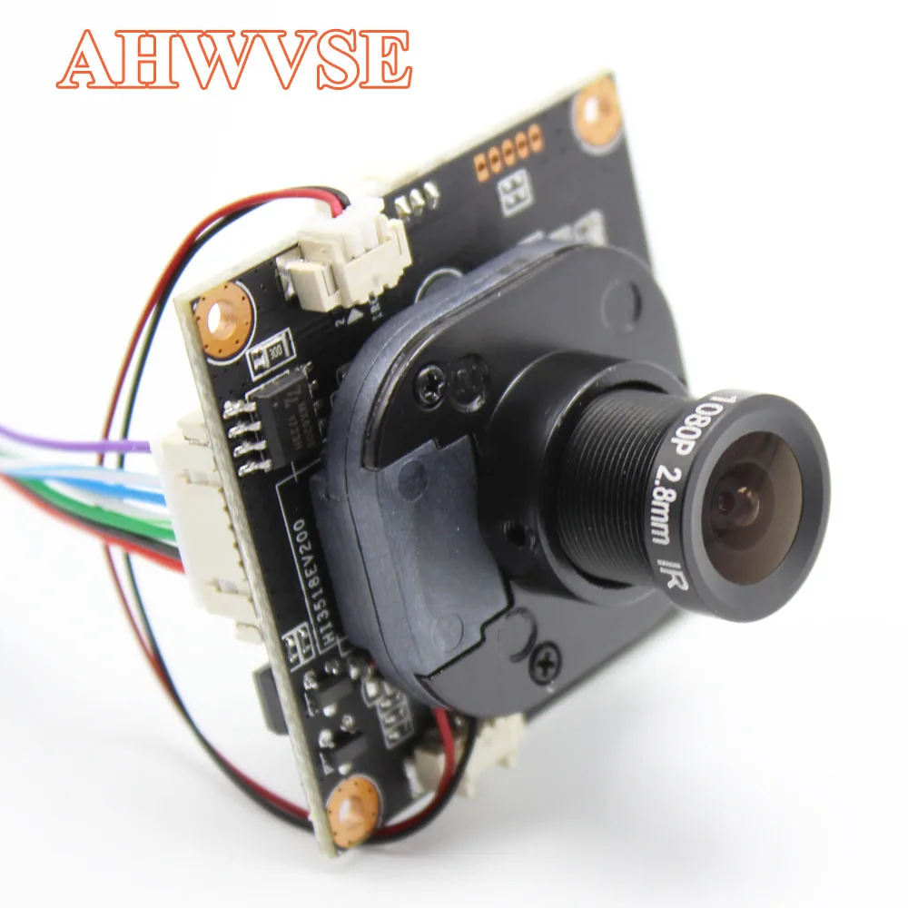  AHWVE H.265 1080P 2MP IP Camera module Board with IRCUT RJ45 Cable indoor NVSIP APP CMS ONVIF H264  - 32858414543