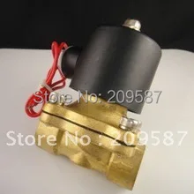 2way2position DC12V 1/" Электрический электромагнитный клапан Вода Воздух N/C Газ Вода Воздух