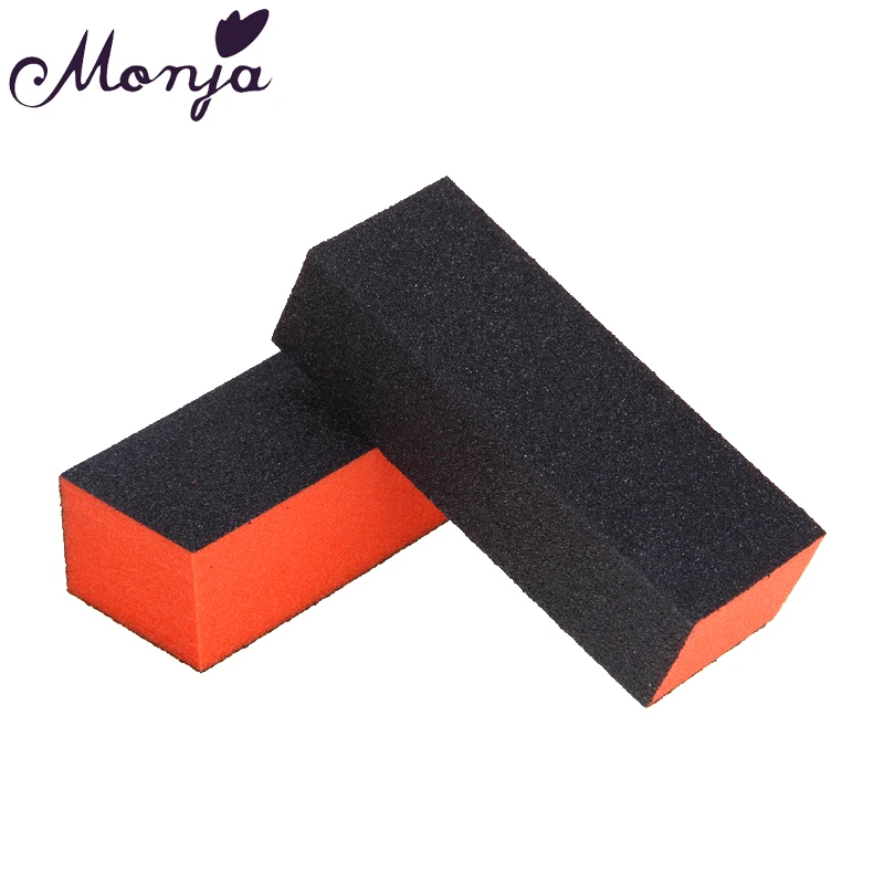 

Monja 5Pcs Nail Art Sponge Foam Sandpaper Polishing Buffer Block Gel Polish French Tip Shaping Sanding Buffing Filing Blocks Kit