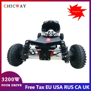 

Four-wheel drive CHICWAY X7 model 3200w,four wheel electric scooter off-road,4 brushless motor,Max speed 45KM/H 25.5A,Bajaboard