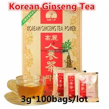 Корейский женьшеневый чай, красный женьшень, Южная Корея импорт, Сделано в Корее, повышая энергию, высокое качество