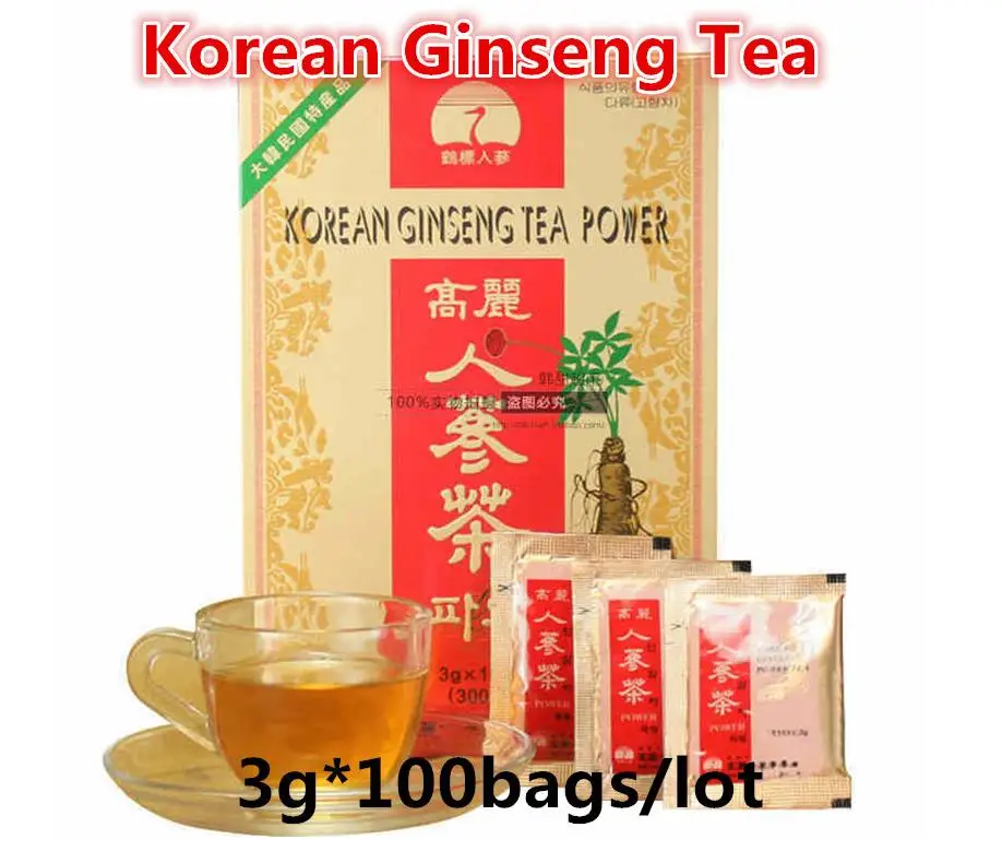 

Original Korean Ginseng Tea,Red Ginseng,South Korea import,Made in Korea,boosting energy,high quality free shipping