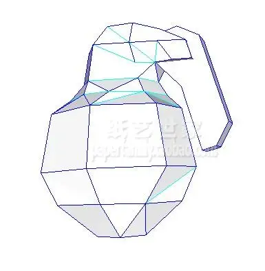 Halo Frag grenade 3D Paper Model