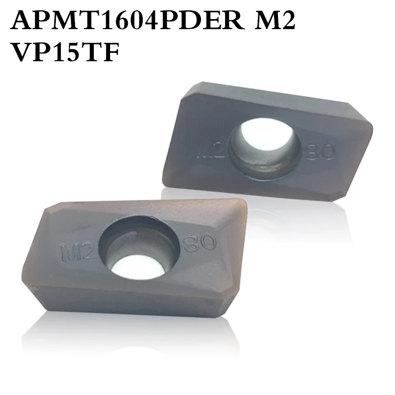 50 шт APMT1604 гидрированных M2 VP15TF карбида вставки токарный станок фрезерный мельница ЧПУ инструменты фрезы APMT 1604