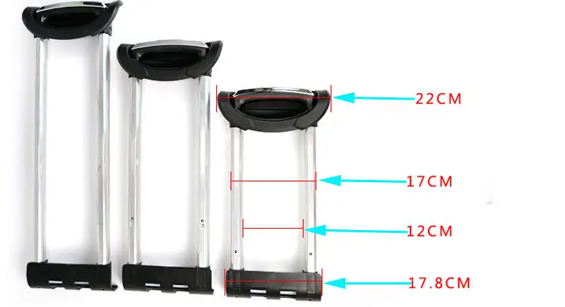 Чемодан Телескопическая Ручка запасная деталь выдвижная ручка G002