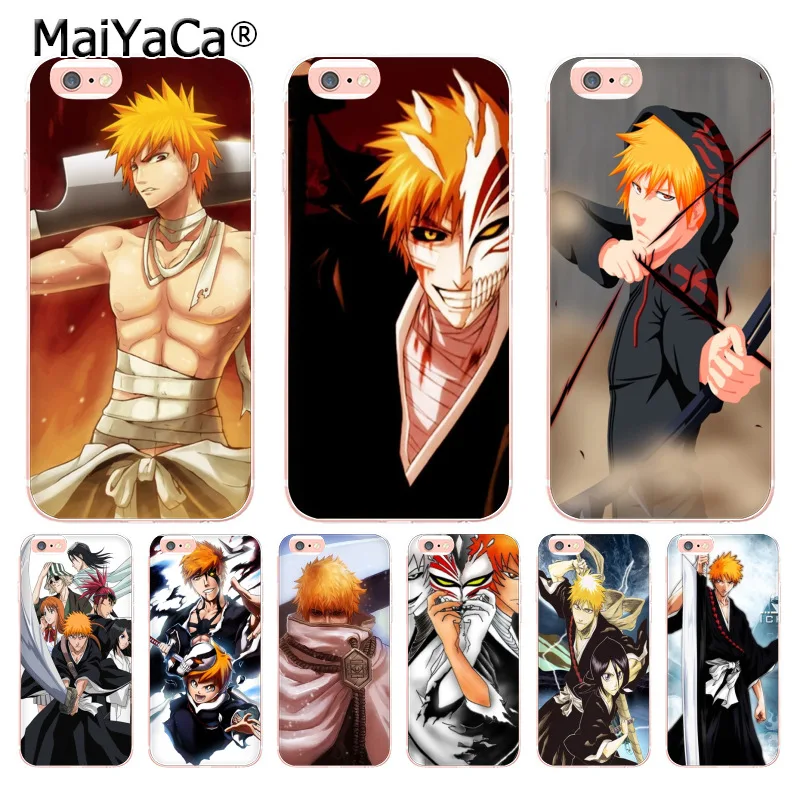 MaiYaCa Anime Bleach Ichigo soft tpu phone case cover for Apple iPhone 8 7 6 6S Plus X 5 5S SE