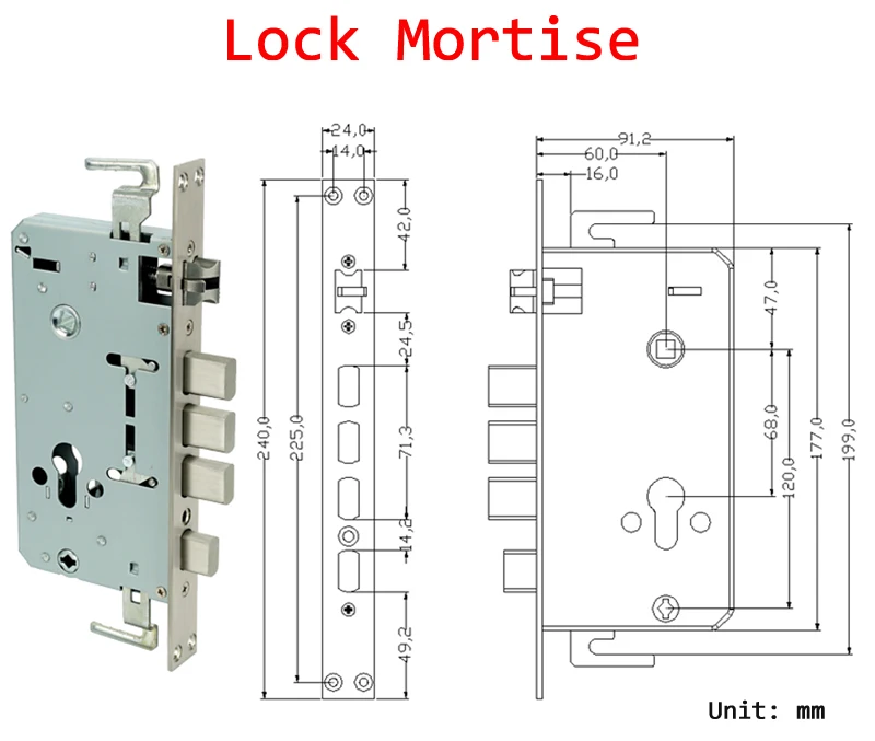 304 Stainless Steel Cheap Smart Keyless Keypad Passowrd Lock Digiatl Security Code Biometric Wireless Fingerprint Door Lock