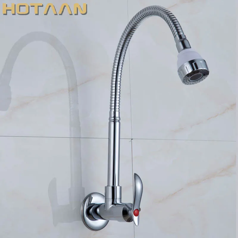 Hotsell,free Shipping,brass Cold Kitchen Faucet, Single Cold Sink Tap