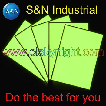 

A5 size (15.25X21.5CM)el sheet el panel el back light Lemon+ DC12V controller on/flash/off free shipping