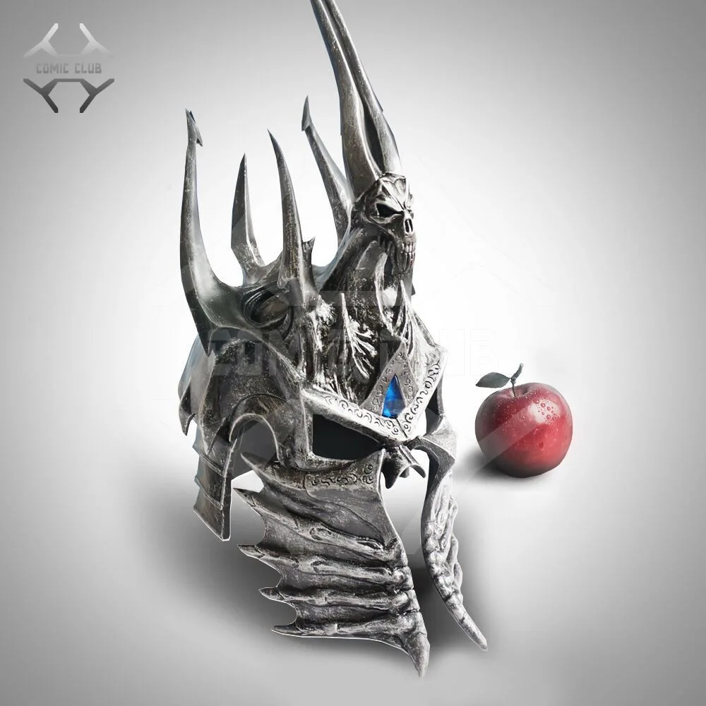 

COMIC CLUB Glass steel made HCMY Lich King helmet 1:1 for Collection