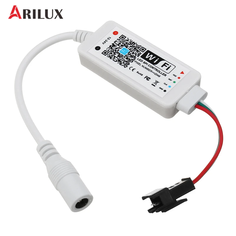 ARILUX AL-LC12 2048 пикселей WIFI Smart Alexa контроллер Led Волшебная полоса для WS2811 светодиодная