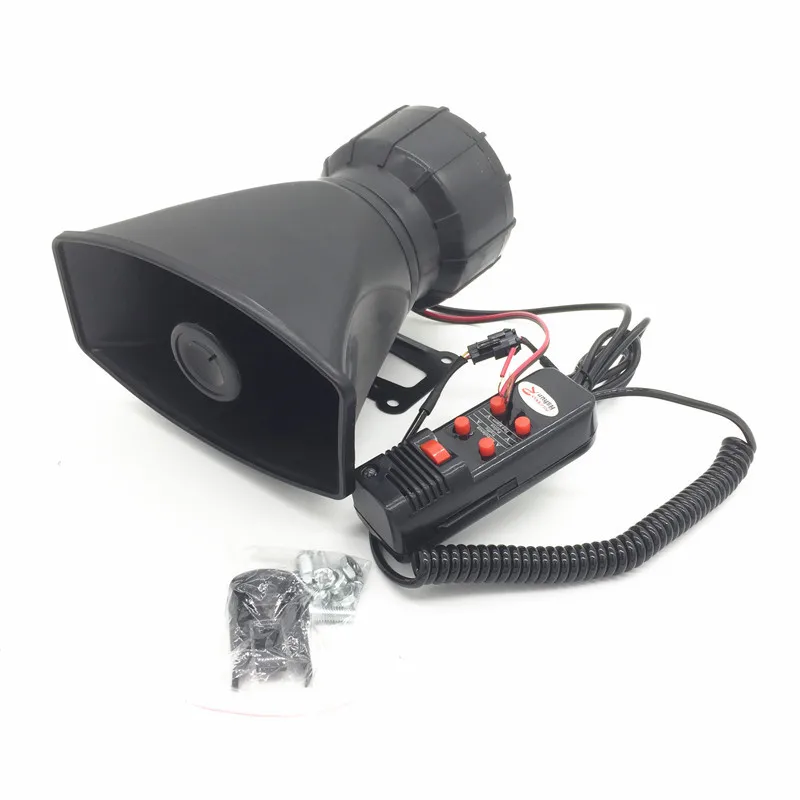 DC12V 100W 5 Tone Police horn alarm Siren Car motorcycle truck tape