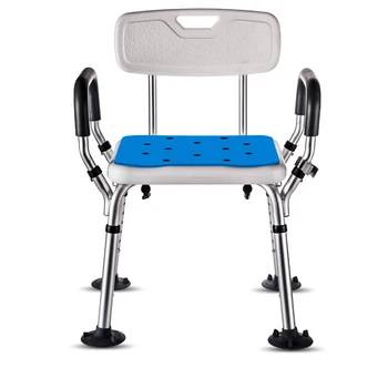 

Home Shower Chair with Back -bathtub Chair for Handicap, Disabled, Seniors ,elderly ,height Adjustable Medical Bath Seat Handles
