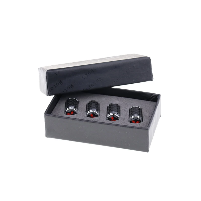 

4X Car Wheel Tire Valve Caps Case For Mitsubishi Asx Outlander 2013 Lancer 10 9 Pajero Sport L200 Expo Eclipse Logo Accessories