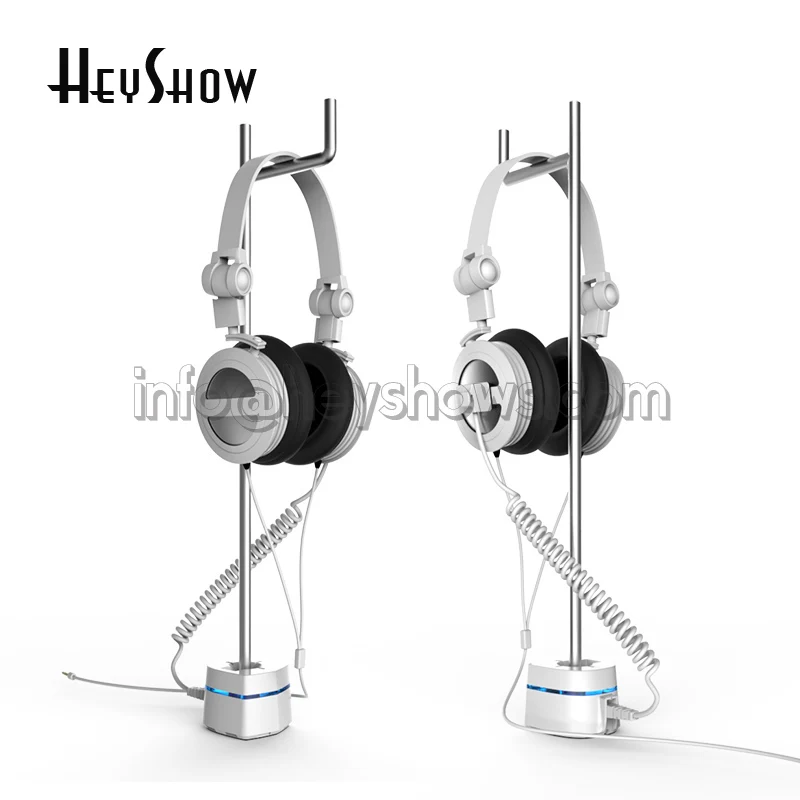 10PCS Headset Security Stand Anti Theft For Beats Headphone Display Holder Sony EarPhone Burglar Alarm JBL Earpiece Display
