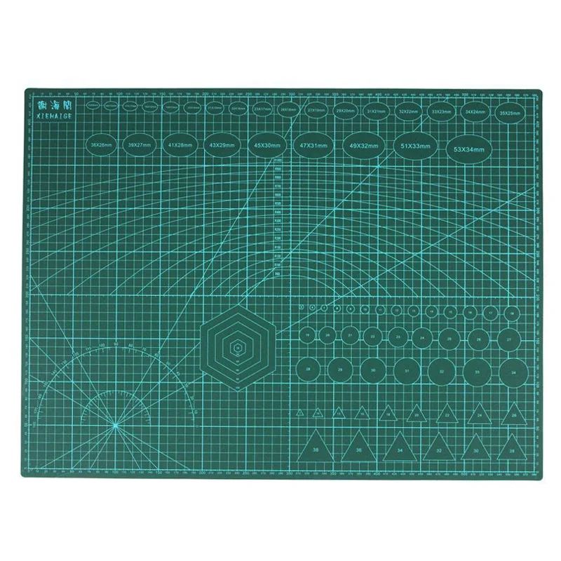 A3 Double Sided Self Healing 5 Layers Cutting Mat Metric/Imperial 45cmx 30cm Quilting Ruler Suitable For Paper Card Fabric | Дом и сад
