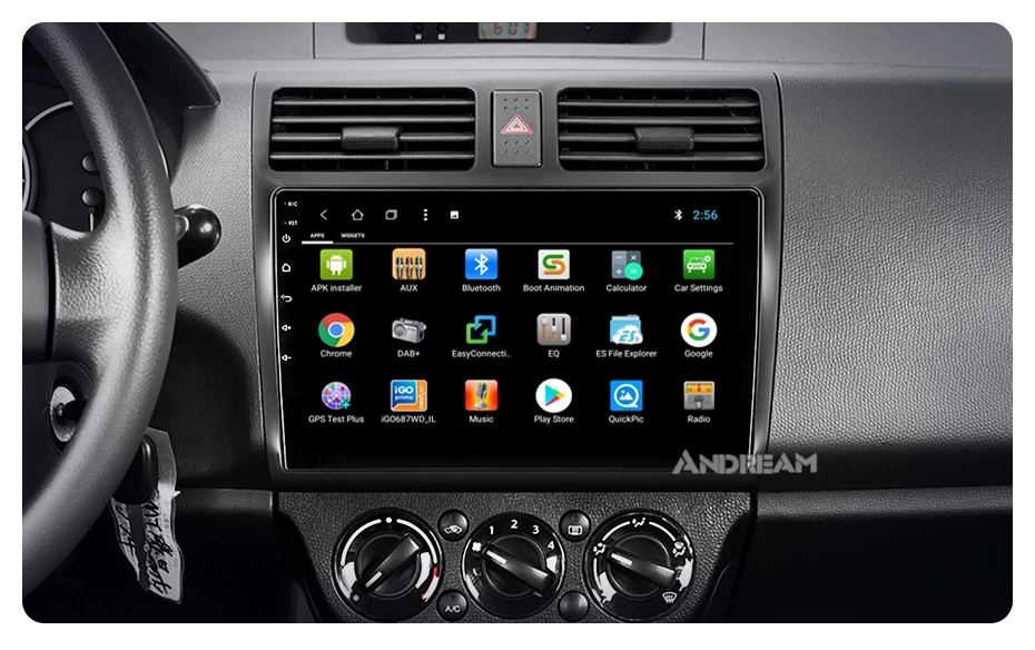 Android 9 &quotВстроенный Автомобильный мультимедийный плеер carplay радио GPS навигация