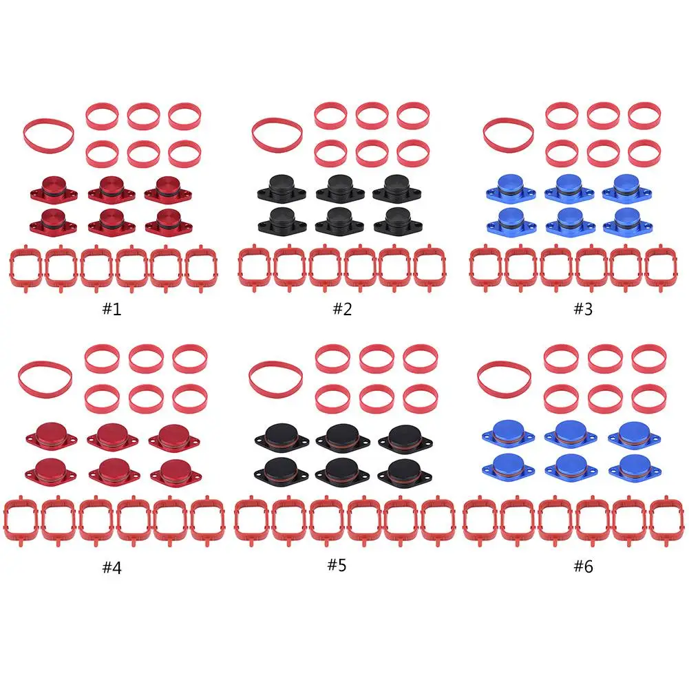 Впускной дизельный двигатель автомобиля Swirl лоскут болванки Ремонтный комплект с коллектором прокладки для BMW Замена автомобильные аксессуары
