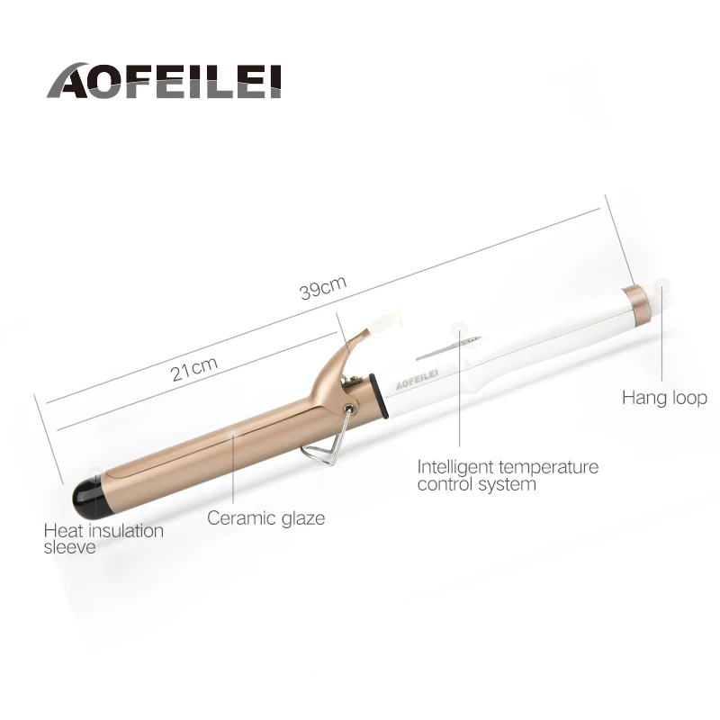 Pаспродажа Новинка 2018, настоящие электрические профессиональные керамические щипцы для завивки волос, ЖК щипцы для завивки, роликовые локоны, палочка,...