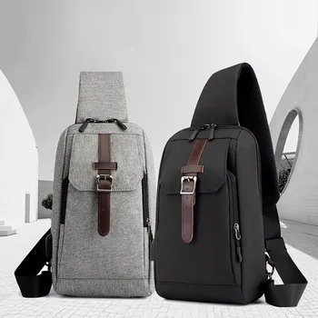 

Business Bag 2019 New Fashion Oxford Cloth Chest Bag Sports Outdoor Leisure Multi-function Men Bag