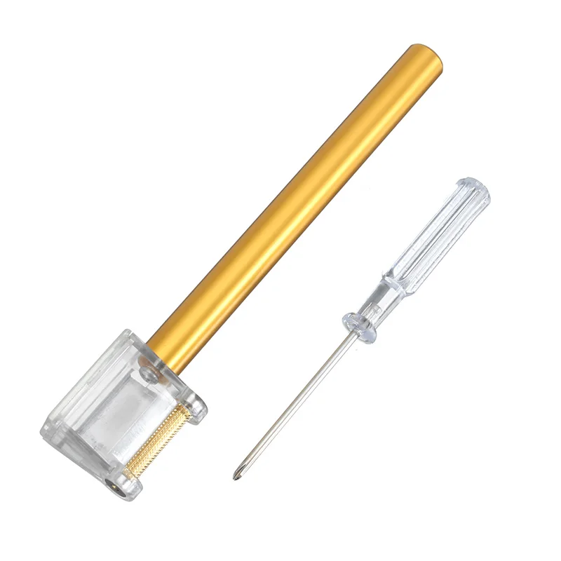 Kiwarm долговечный DIY латунный наконечник с кожаным краем ручка Топ Pro краевой краситель ручка аппликатор Быстрый краевой ролик для красок инструмент для кожаного ремесла - Цвет: Цвет: желтый