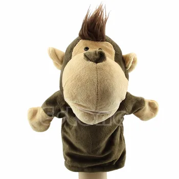 

2018 New Fashion Cute Children Kid Plush Velour Animal Hand Puppet Chic Designs Learning Aid Toys