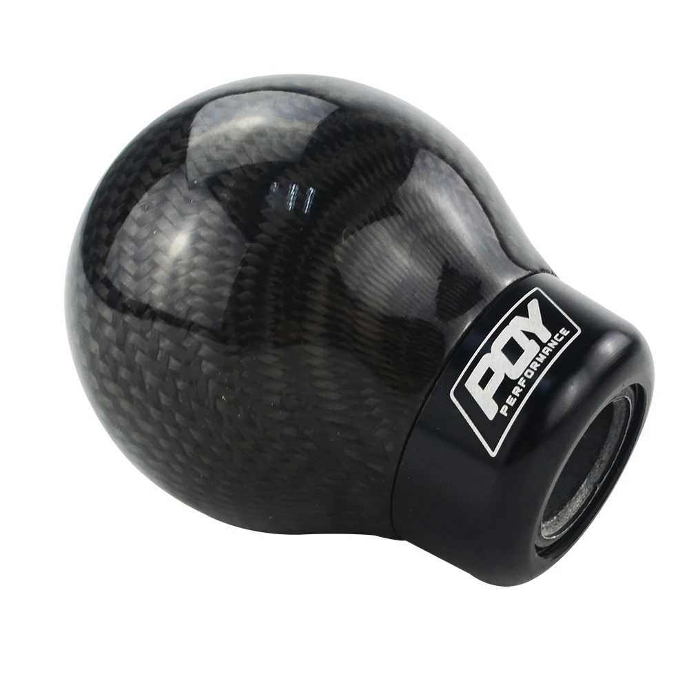 Ручка переключения передач из углеродного волокна с наклейкой PQY|gear knob manual|aluminium