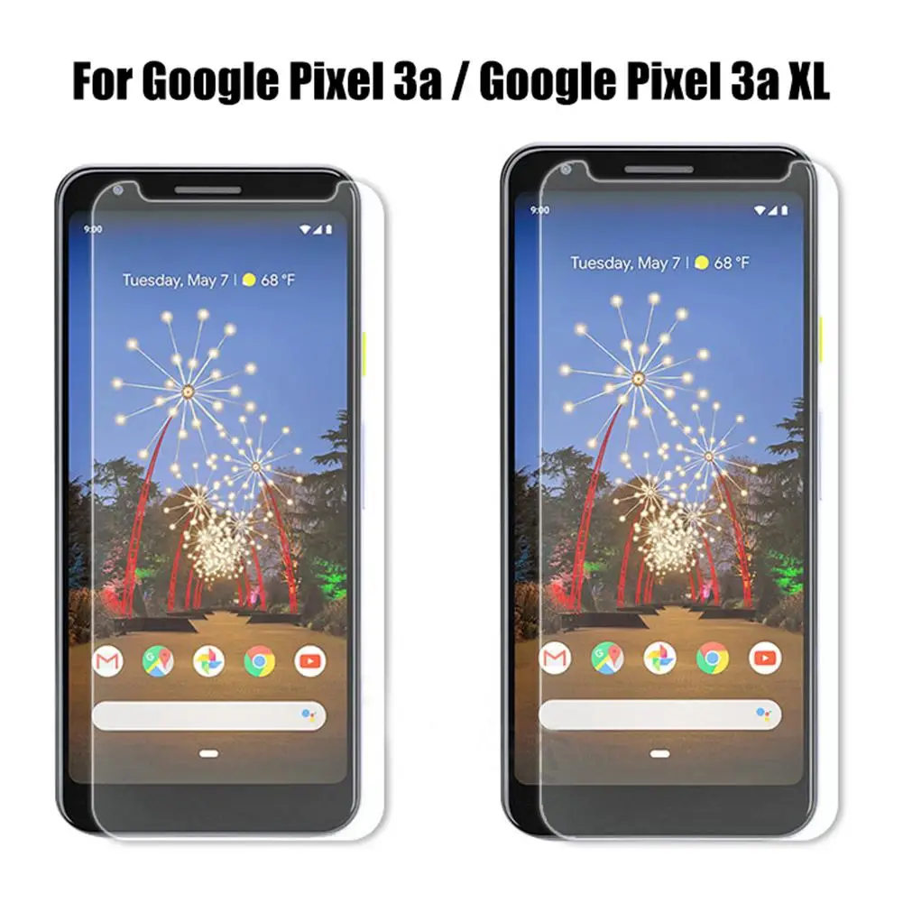 2 шт царапинам Закаленное стекло протектор экрана пленка для Google Pixel 3A/3A XL