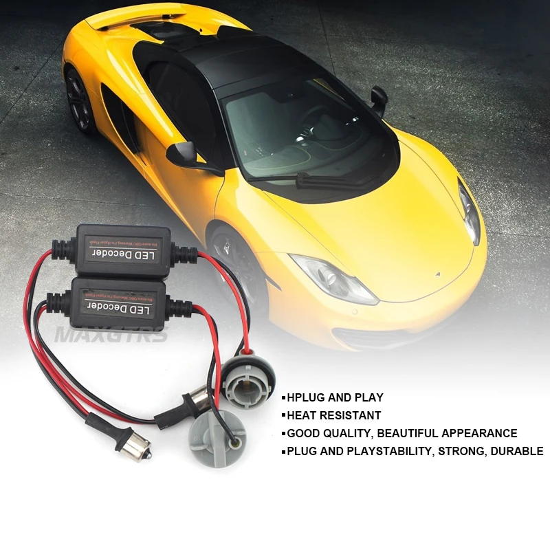 2X T10 W5W 1156 1157 BAY15D/P21/5W Предупреждение ждающий безошибочный подавитель резистор с