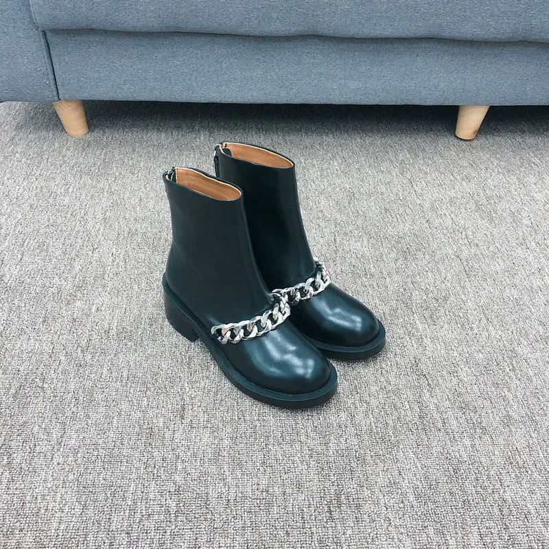 

Chain England Short Genuine Leather Head Coarse