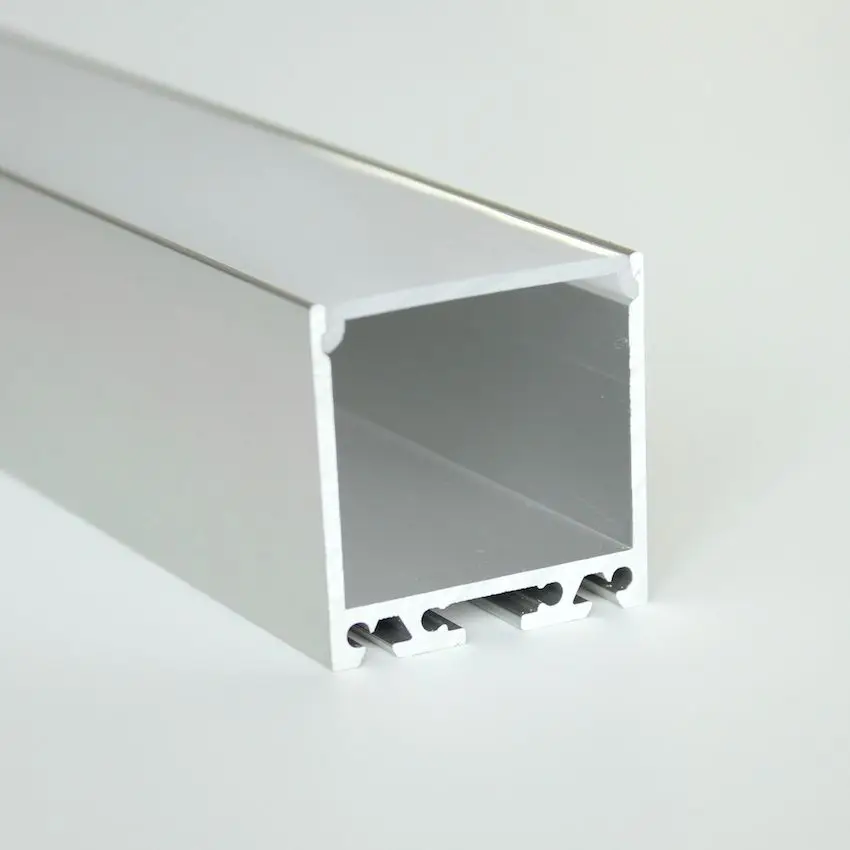 

6m (6pcs) a lot, 1m per piece, Anodized diffuse aluminium led lighting profile, led aluminum profile channel