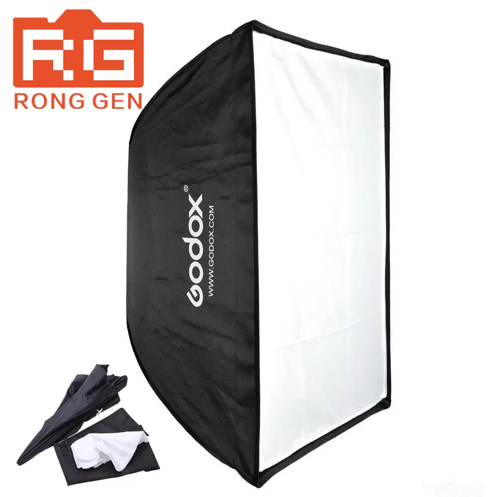 Портативный Зонт Godox для фотостудии софтбокс отражатель вспышки 70*70 см/28*28