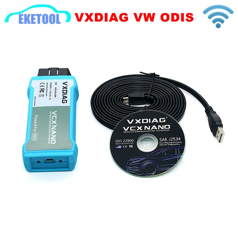 

New Generation of VAS 5054a Allscanner Geuine VXDIAG VCX NANO For Volkswagen WIFI Latest ODIS 4.0.0 With OKI Chip For VAG Car