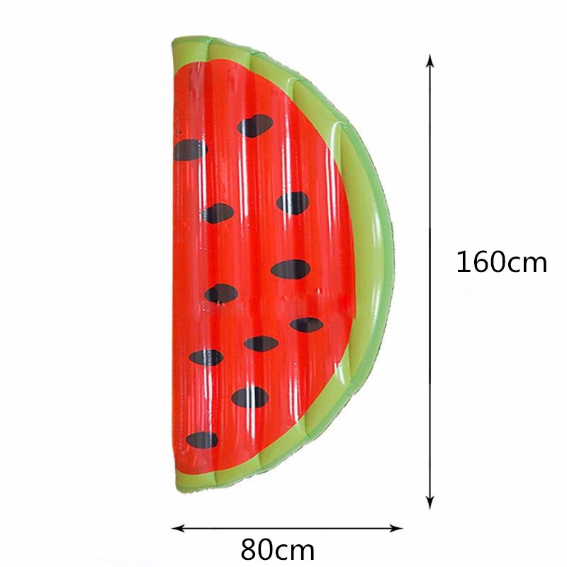 160x80 см/180x90 см гигантские надувные арбузный ломтик бассейн поплавки воды кровать игры игрушка надувной матрас Kickboard Boia Piscina, HA037