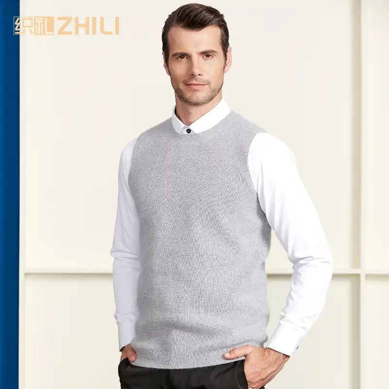 crew neck sweater vest