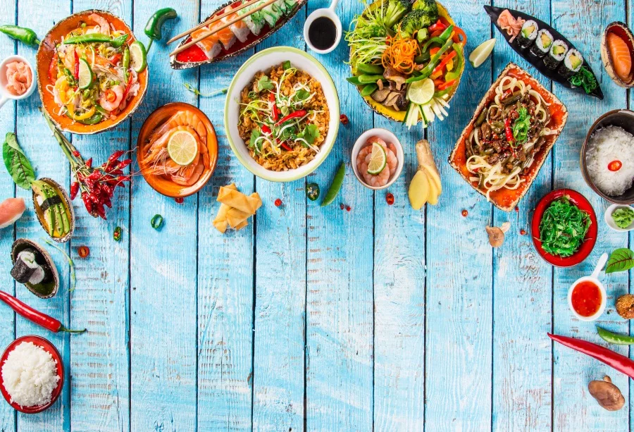 

Laeacco Wooden Board Delicious Foods Scene Photography Backgrounds Customized Photographic Backdrops For Photo Studio