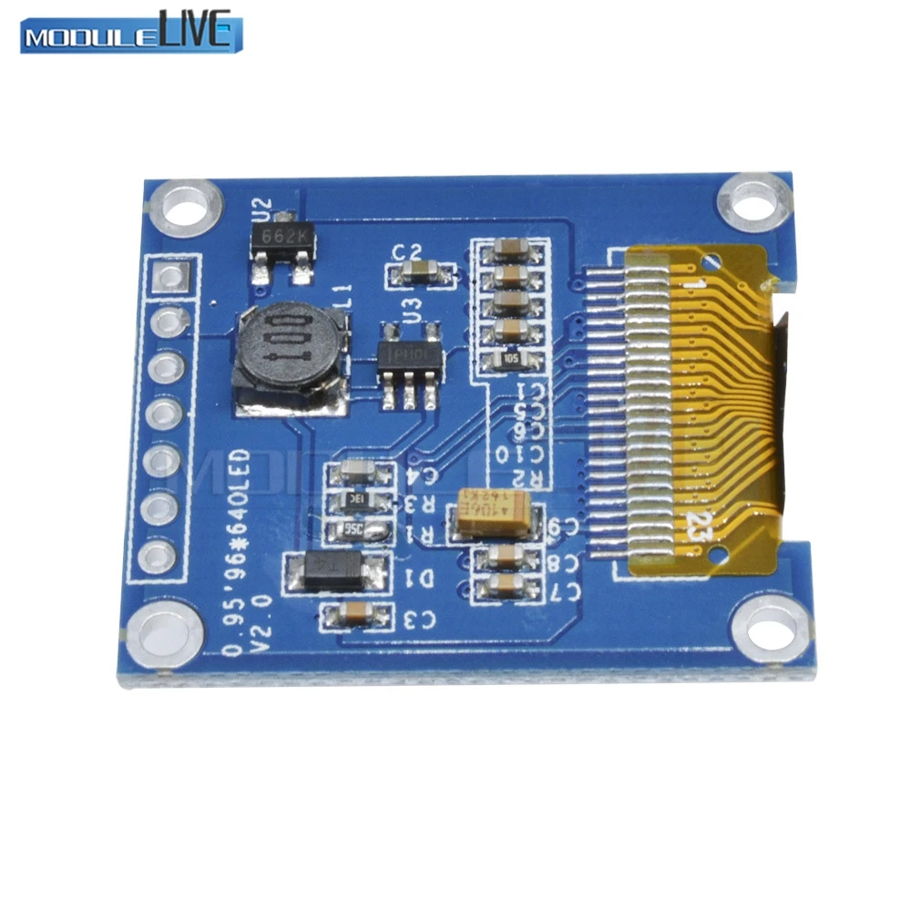 0,95 дюймов 0,9" SPI полный цветной oled-дисплей DIY модуль 96x64 lcd для Arduino SSD1306 Драйвер IC Высокое качество