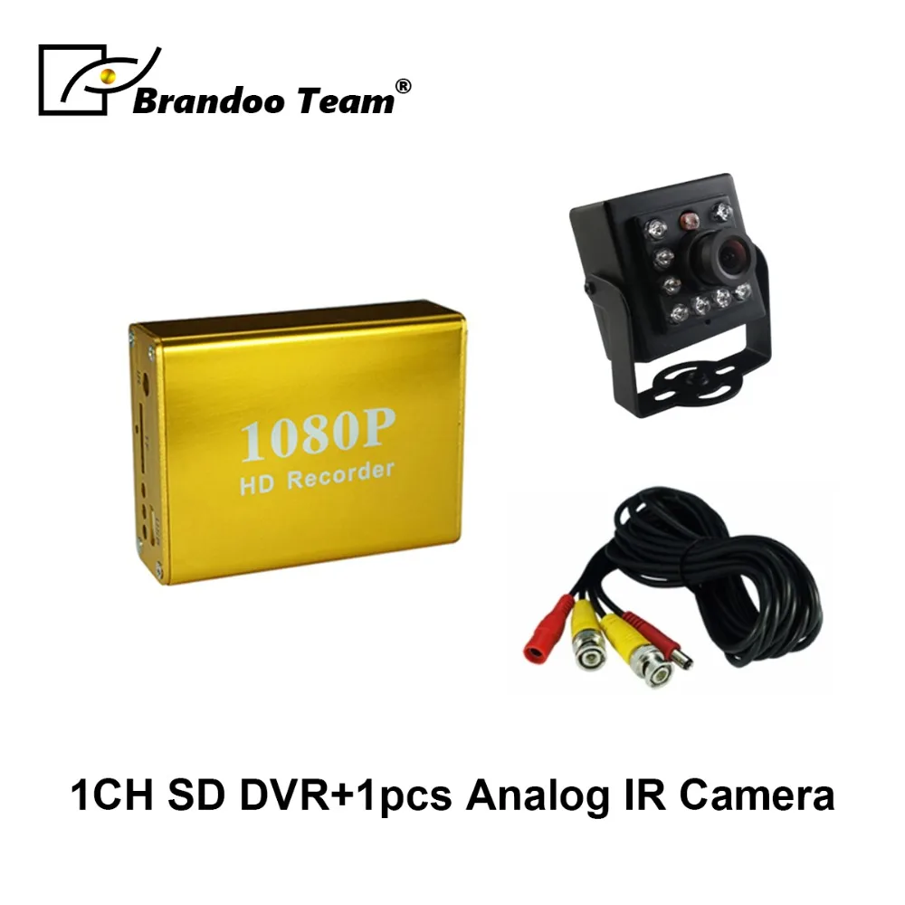 

Home Shop Office Security System 1CH 1080P CCTV DVR Kit FHD Mini DVR Kit With 1pcs 2.0MP AHD IR Camera