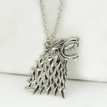 1 piezas Norse vikingos colgante collar Norse Lobo cabeza collar Original Animal joyería Lobo cabeza(China)