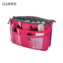 GABWE модный Органайзер компактные портативные косметички женская сумка для макияжа женская косметичка чехол туалетные принадлежности для путешествий комплекты сумка для хранения