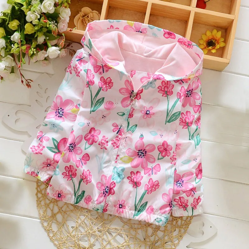 2017 Autumn New Arrival Baby Girl Lovely Pink Print Floral Jacket Hoodie Long Sleeve Windbreaker Children Clothing 2-6T 2017 Autumn New Arrival Baby Girl Lovely Pink Print Floral Jacket Hoodie Long Sleeve Windbreaker Children Clothing 2-6T