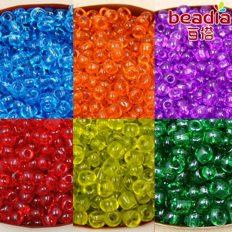 

Good Quality New 4MM 40g/bag Round Czech Glass Seed Beads Transparent Color Loose Beads DIY Jewelry Craft Making Accessories