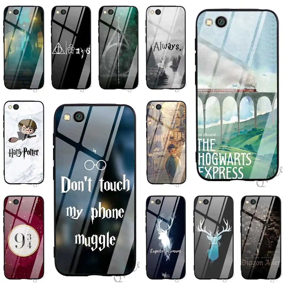

Hybrid Welcome to Diagon Glass Phone Cover for Xiaomi A1 Case A2 8 Lite 9 F1 Redmi 4X 6A Note 5 Pro 6 7 Cases