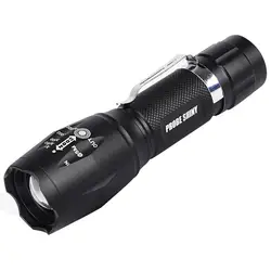 Супер яркий XML T6 светодиодный регулируемый фокус фонарик факел масштабируемой светодиодный фонарик лиходарка ручной Linterna Lanterna Мощность
