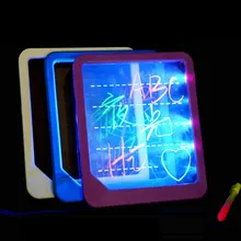 LED Light Fluorescent Writing Board Kids Electronic Luminescent Wordpad Message Board Handwriting Pad Children Toys Gift @ZJF
