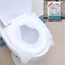 

10Pcs/lot Disposable Paper Toilet Seat Covers Pocket Size Camping Festival Travel Loo Toilet Supplies