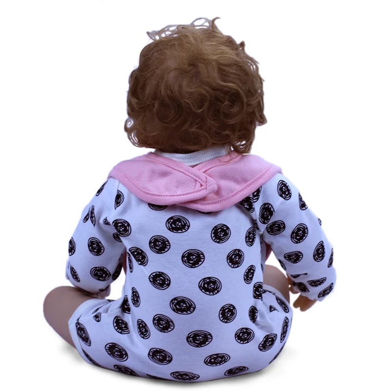 22 дюймов Reborn Baby куклы ручной работы силиконовые Игрушки Реалистичная мягкая игрушка, кукла детская резиновая кукла для малышей игрушки для детей