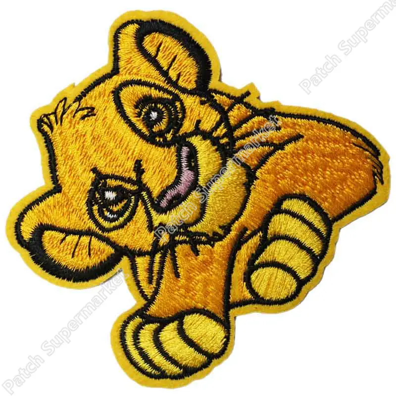 

Lion King SIMBA Movie Embroidered NEW IRON ON and SEW ON Patch Heavy Metal Custom design patch available