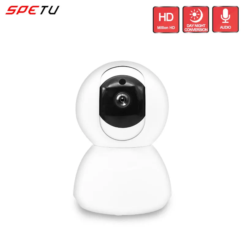 Spetu Smart IP Camera Wireless Wifi Cam Indoor Home Security Surveillance CCTV Network Camera HD Night Vision P2P Remote View Spetu Smart IP Camera Wireless Wifi Cam Indoor Home Security Surveillance CCTV Network Camera HD Night Vision P2P Remote View